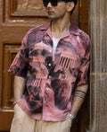 Roman Architecture Print Shirt 100% Cotton
