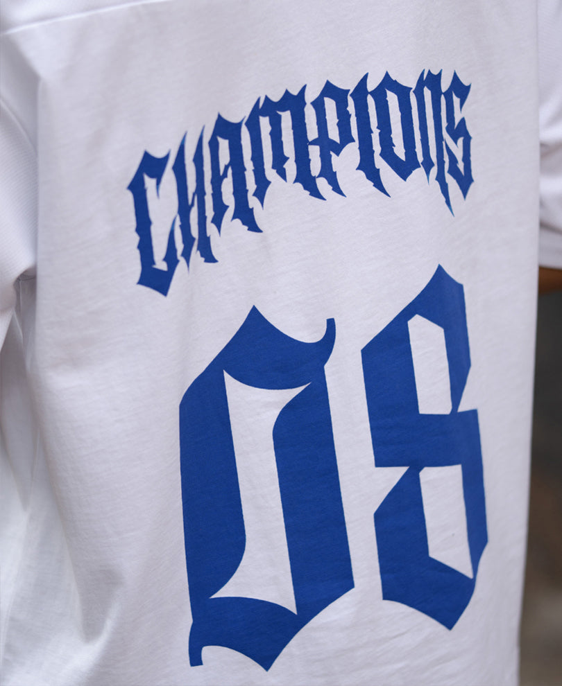 White Printed Jersey T-Shirt